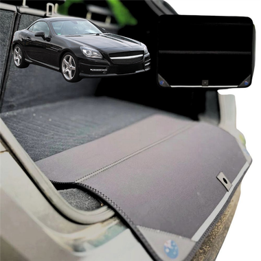 Rear Cargo Boot Bumper Protector for Mercedes-Benz SLK-Class 2011 - 2016 (R172) - Standard (72 x 55) - Black