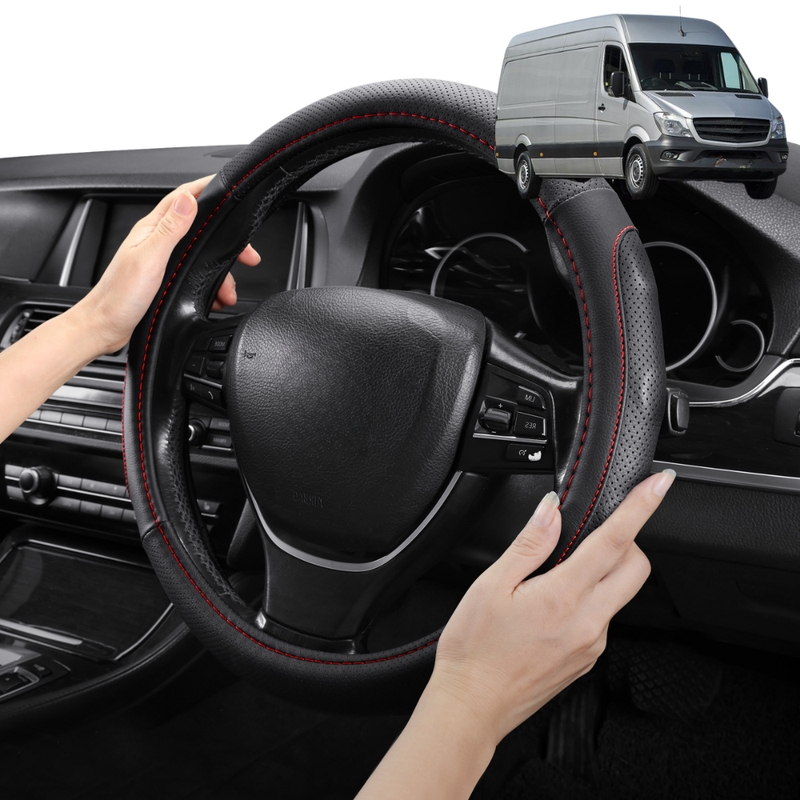 Steering Wheel Cover Pro Extra Layer for Mercedes-Benz Sprinter 2006 - 2018 (906, NCV3) - Breathable & Anti-Slip
