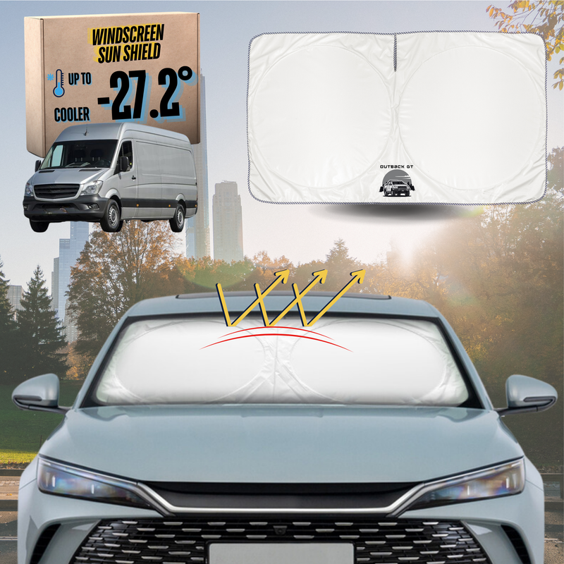 Front Windscreen Sun Shade for Mercedes-Benz Sprinter 2006 - 2018 (906, NCV3) - XL 160 x 100 cm