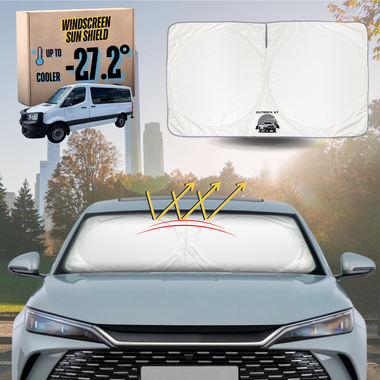 Front Windscreen Sun Shade for Mercedes-Benz Sprinter 2019 - Current (907/910, VS30) - XL 160 x 100 cm