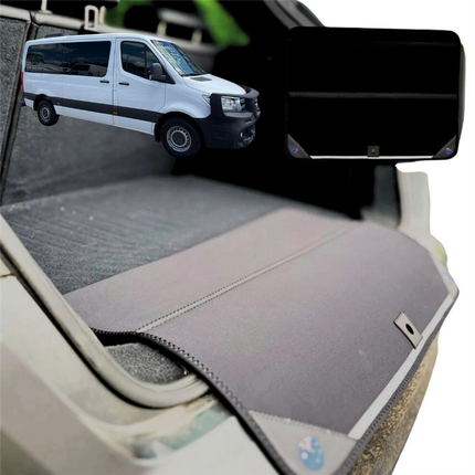 Rear Cargo Boot Bumper Protector for Mercedes-Benz Sprinter 2019 - Current (907/910, VS30) - XL (98 x 55) - Black