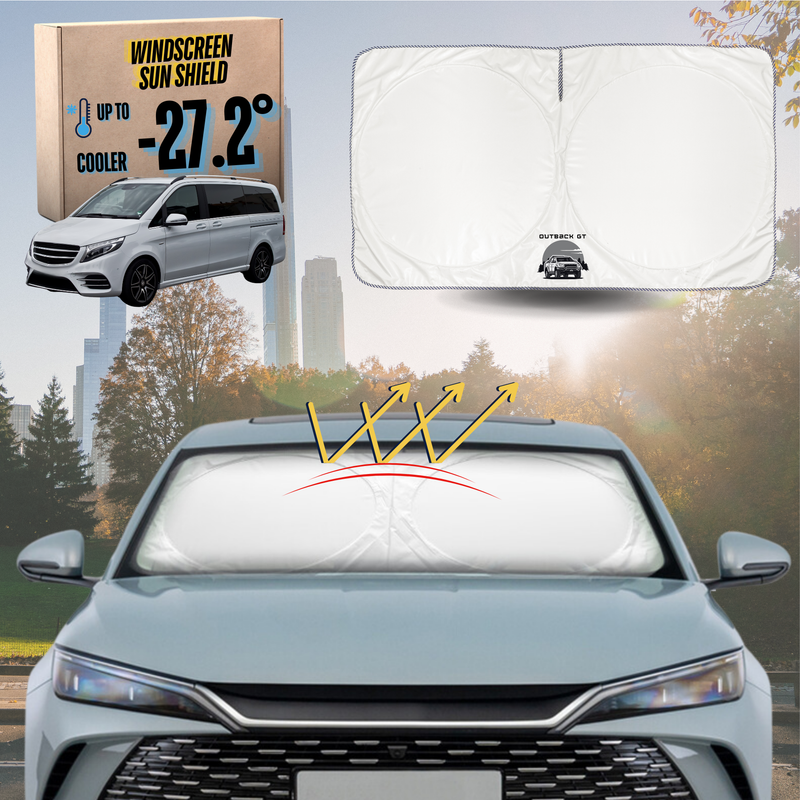 Front Windscreen Sun Shade for Mercedes-Benz V-Class 2014 - Current (3rd Gen, W447) - XL 160 x 100 cm