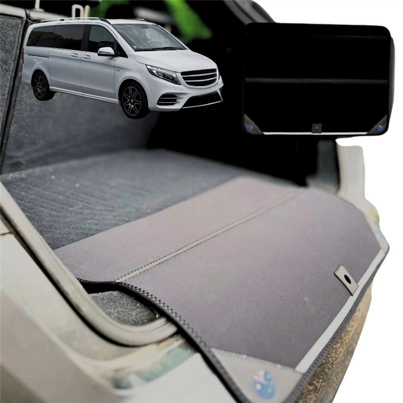 Rear Cargo Boot Bumper Protector for Mercedes-Benz V-Class 2014 - Current (3rd Gen, W447) - Standard (72 x 55) - Black