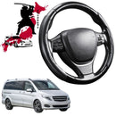 Black Samurai Segmented Steering Wheel Cover for Mercedes-Benz Valente 2014 - Current (W447)-1