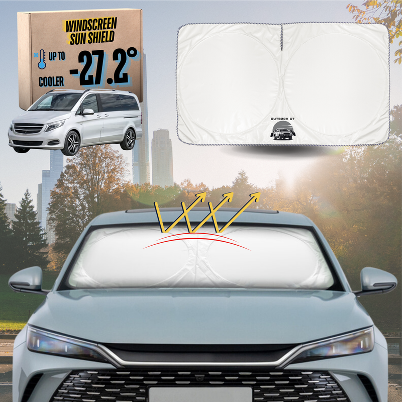 Front Windscreen Sun Shade for Mercedes-Benz Valente 2014 - Current (W447) - XL 160 x 100 cm