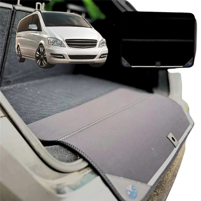Rear Cargo Boot Bumper Protector for Mercedes-Benz Viano People Mover 2003 - 2014 - Standard (72 x 55) - Black