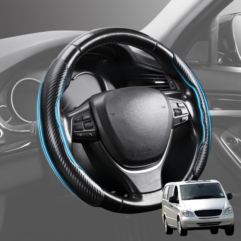 Segmented Steering Wheel Cover for Mercedes-Benz Vito Van 2003 - 2013 W639 - Universal Size