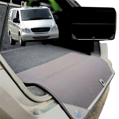 Rear Cargo Boot Bumper Protector for Mercedes-Benz Vito Van 2003 - 2013 W639 - XL (98 x 55) - Black