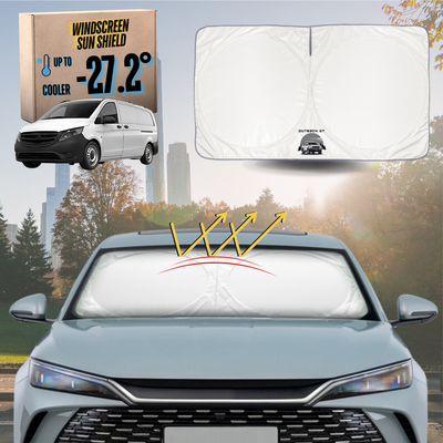 Front Windscreen Sun Shade for Mercedes-Benz Vito Van 2014 - Current (W447) - XL 160 x 100 cm