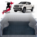 Black Samurai UTE Tub Mat Tray Liner for Mercedes-Benz X-Class 2017 - 2021 Ute - Black-1