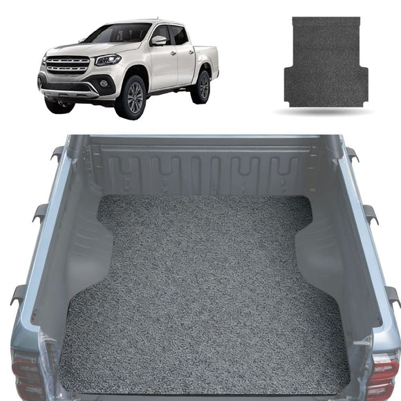 Honeycomb UTE Tub Mat Tray Liner for Mercedes-Benz X-Class 2017 - 2021 Ute - Black & Grey