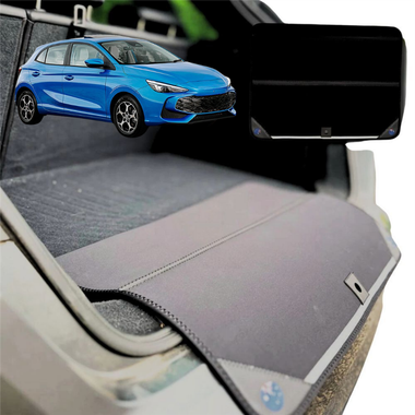 Rear Cargo Boot Bumper Protector for MG 3 2011 - 2024 - Standard (72 x 55) - Black