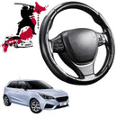Black Samurai Segmented Steering Wheel Cover for MG 3 2022 - 2024-1