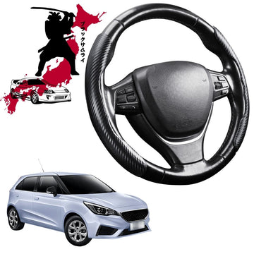 Black Samurai Segmented Steering Wheel Cover for MG 3 2022 - 2024
