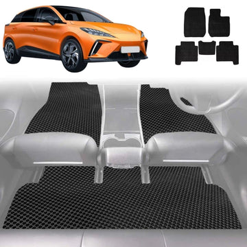 6D Diamond Car Floor Mats for MG 4 EV 2022 - Current (EH32) - Custom-Fit Carpet Liner