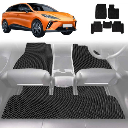 6D Diamond Car Floor Mats for MG 4 EV 2022 - Current (EH32) - Custom-Fit Carpet Liner
