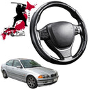 Black Samurai Segmented Steering Wheel Cover for BMW 3 Series 1998 - 2005 (E46)-1