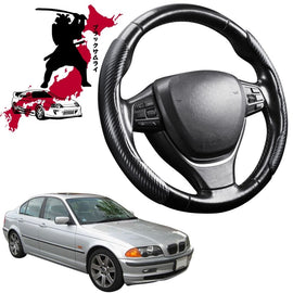 Black Samurai Segmented Steering Wheel Cover for BMW 3 Series 1998 - 2005 (E46)