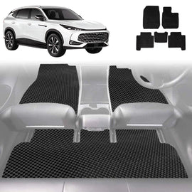 6D Diamond Car Floor Mats for MG HS 2018 - 2024 (SAS23) - Custom-Fit Carpet Liner