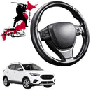 Black Samurai Segmented Steering Wheel Cover for MG ZS ZST 2017 - Current AZS1-1
