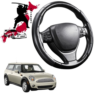 Black Samurai Segmented Steering Wheel Cover for MINI Clubman 2007 - 2014 (R55)