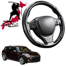 Black Samurai Segmented Steering Wheel Cover for MINI Clubman 2015 - Current (F54)-1