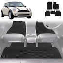 6D Diamond Car Floor Mats for MINI Cooper 3-Door Hatch 2006 - 2013 (R56) - Custom-Fit Carpet Liner-1
