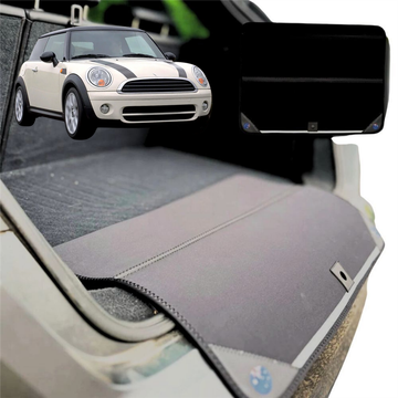 Rear Cargo Boot Bumper Protector for MINI Cooper 3-Door Hatch 2006 - 2013 (R56) - Standard (72 x 55) - Black