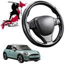 Black Samurai Segmented Steering Wheel Cover for MINI Cooper 3-Door Hatch 2024 - Current (J01 - all electric / F66)-1