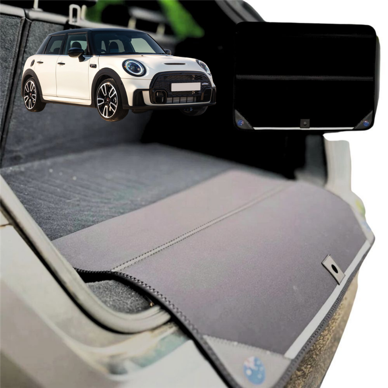 Rear Cargo Boot Bumper Protector for MINI Cooper 5-Door Hatch 2014 - 2024 (F55) - Standard (72 x 55) - Black