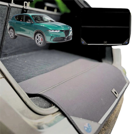 Rear Cargo Boot Bumper Protector for Alfa Romeo Tonale 2023 - Current (965) - Standard (72 x 55) - Black