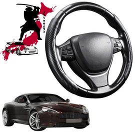 Black Samurai Segmented Steering Wheel Cover for Aston Martin DB9 2014 - 2016