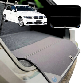 Rear Cargo Boot Bumper Protector for BMW 3 Series 2005 - 2012 Sedan/Touring (E90 E91) - Standard (72 x 55) - Black