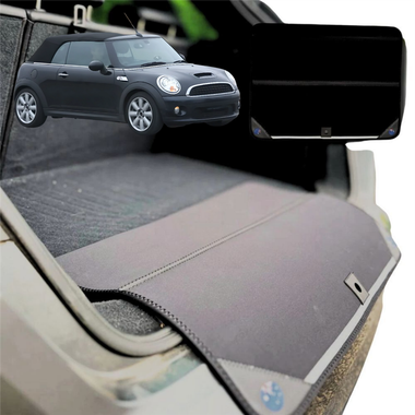 Rear Cargo Boot Bumper Protector for MINI Cooper Convertible 2009 - 2015 (R57) - Standard (72 x 55) - Black