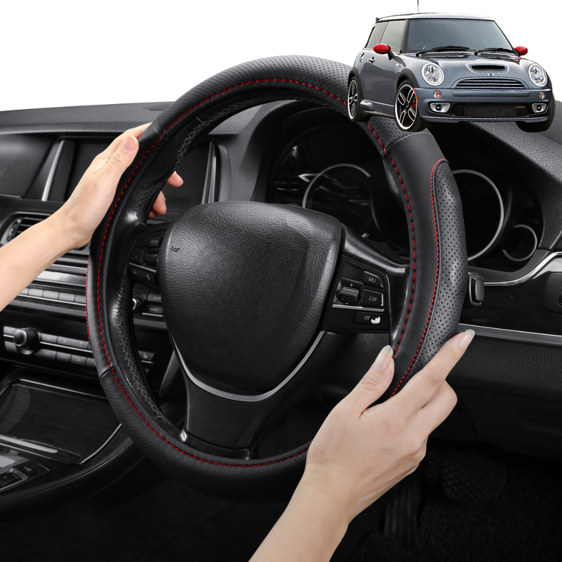 Steering Wheel Cover Pro Extra Layer for MINI Cooper S Roadster 2006 - 2013 R50, R53, R56, R56 Facelift - Breathable & Anti-Slip