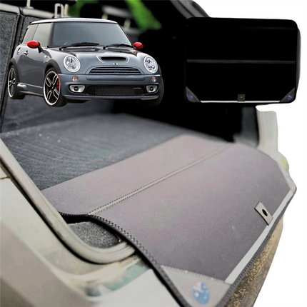 Rear Cargo Boot Bumper Protector for MINI Cooper S Roadster 2006 - 2013 R50, R53, R56, R56 Facelift - Standard (72 x 55) - Black