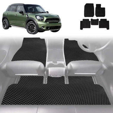 6D Diamond Car Floor Mats for MINI Countryman 2010 - 2017 (R60) - Custom-Fit Carpet Liner