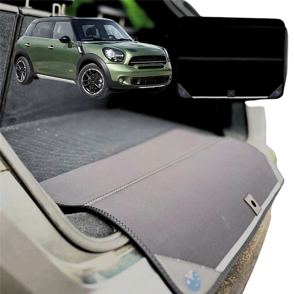 Rear Cargo Boot Bumper Protector for MINI Countryman 2010 - 2017 (R60) - XL (98 x 55) - Black