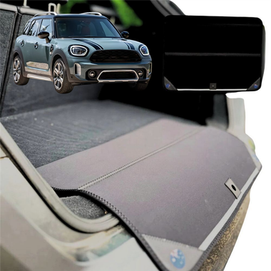 Rear Cargo Boot Bumper Protector for MINI Countryman 2017 - 2023 (F60) - XL (98 x 55) - Black
