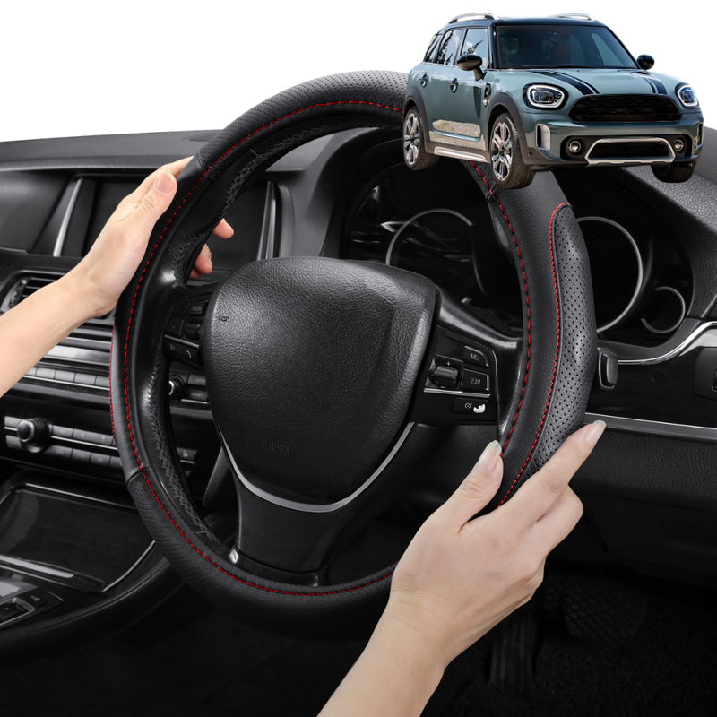 Steering Wheel Cover Pro Extra Layer for MINI Countryman 2017 - 2023 (F60) - Breathable & Anti-Slip