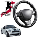 Black Samurai Segmented Steering Wheel Cover for MINI Coupe/Roadster 2012 - 2015-1
