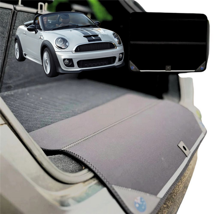 Rear Cargo Boot Bumper Protector for MINI Coupe/Roadster 2012 - 2015 - Standard (72 x 55) - Black