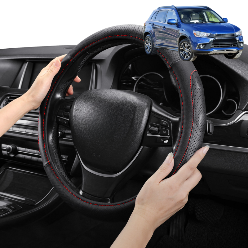 Steering Wheel Cover Pro Extra Layer for Mitsubishi ASX 2010-2023 (GA) - Breathable & Anti-Slip - Circle 38 cm