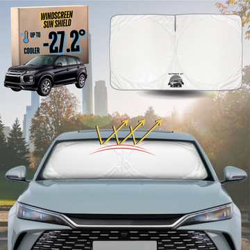 Front Windscreen Sun Shade for Mitsubishi ASX 2023 - Current (GS,ES,MR,LS,GSR,Exceed) - Standard 150 x 85 cm