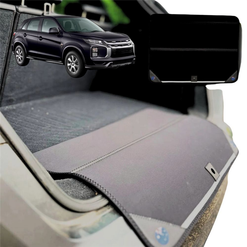 Rear Cargo Boot Bumper Protector for Mitsubishi ASX 2023 - Current (GS,ES,MR,LS,GSR,Exceed) - XL (98 x 55) - Black