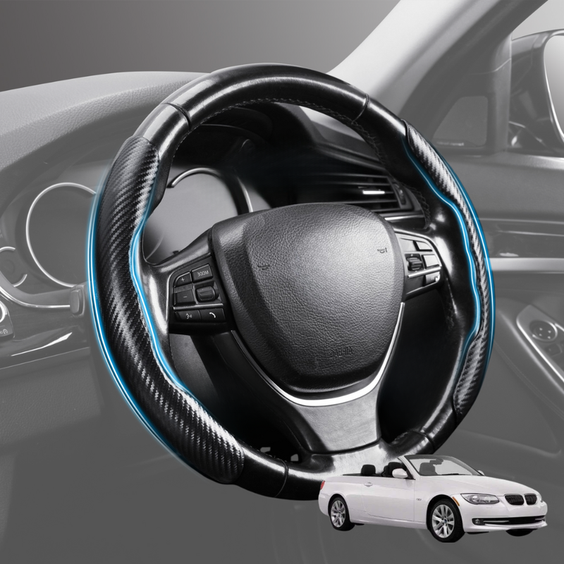 Segmented Steering Wheel Cover for BMW 3 Series 2005 - 2013 Coupe/Convertible (E92 E93) - Universal Size