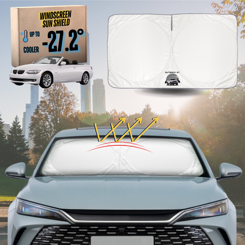 Front Windscreen Sun Shade for BMW 3 Series 2005 - 2013 Coupe/Convertible (E92 E93) - Standard 150 x 85 cm