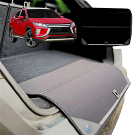 Rear Cargo Boot Bumper Protector for Mitsubishi Eclipse Cross 2017 - Current YA - XL (98 x 55) - Black