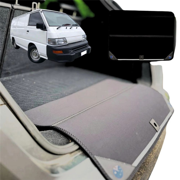 Rear Cargo Boot Bumper Protector for Mitsubishi Express 1994 - 2005 (WA) - Standard (72 x 55) - Black