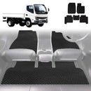 6D Diamond Car Floor Mats for Mitsubishi Fuso Canter 2010 - Current (8th Gen) - Custom-Fit Carpet Liner-1